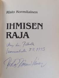 Ihmisen raja (signeerattu, tekijän omiste)