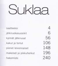 Suklaa - Yli 100 hyvää ohjetta, 2014.  Anna makean himon yllättää! (reseptit, keittokirja, jälkiruokakirja). Love Food -sarja.