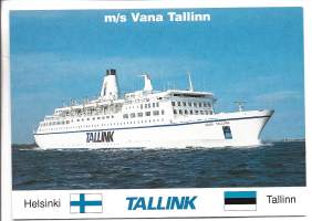 m/s Vana Tallinn - laivapostikortti  postikortti laivakortti kulkematon