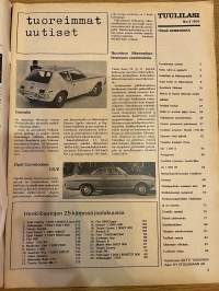 Tuulilasi 19670 nr 3 - Suuntana välimeri, Rahanarvoisia neuvoja automatkan suunnittelijoille.