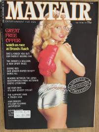 Mayfair vol 15 nr 10 - aikuisviihdelehti / adult graphics magazine