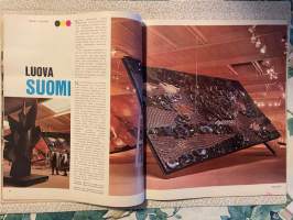 Me Naiset 1967 nr 24, Kristiina Kankaanpää, Lea Kukkanen lennonjohtaja, luova Suomi - Montreal maailmannäyttely