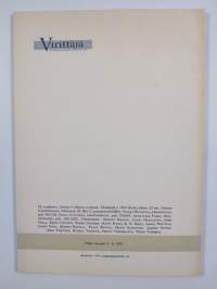 Virittäjä vuosikerta 1970 (nrot 1-4)