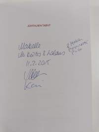 Johtajien tabut (signeerattu, tekijän omiste)