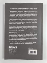 Betonijulkisivun kuntotutkimus 2002