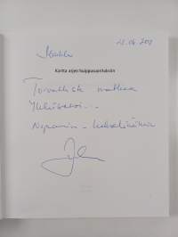 Kartta arjen huippusuorituksiin (signeerattu, tekijän omiste)