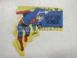 Superman Stickers 1978 -Krypton power tarra