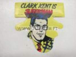 Superman Stickers 1978 -Clark Kent is superman tarra