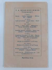 Sota rauhan rakentajana : puheita päivän aiheista 1940-1941 (signeerattu)