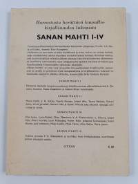 Sanan mahti 1 : kansalliskirjallisuuden lukemisto