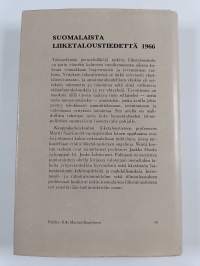 Suomalaista liiketaloustiedettä 1966