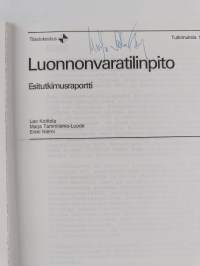 Luonnonvaratilinpito : esitutkimusraportti (signeerattu)
