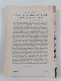 Suomen kohtalon ratkaisu Kannaksella v. 1944