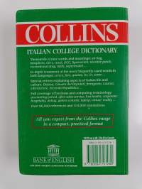 Collins Italian College Dictionary - Italian-English, English-Italian