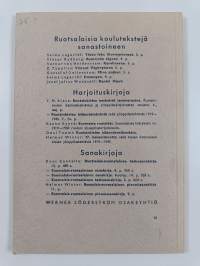 Svensk läsning : sanasto