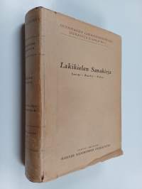 Suomalais-ruotsalais-saksalainen lakikielen sanakirja hakemistoineen