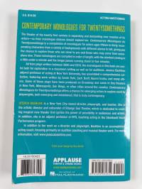Contemporary Monologues for Twentysomethings
