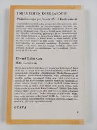 Mitä historia on : George Macaulay Trevelyanille omistettu luentosarja Cambridgen yliopistossa tammi - helmikuussa 1961