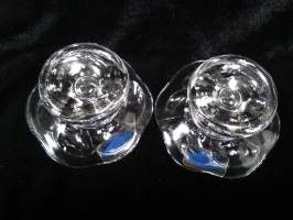 2 x Lumme kynttilänjalka 3cm Nuutajärvi