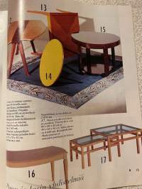 Avotakka 1995 nr 3, Kenneth Wikström, Rami Toivosen ja Riikka Salokanteleen koti, Marita Leppäsen koti, sohvapöydät