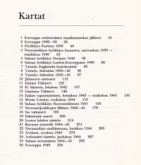Maailma sodassa, 1974. 1. painos. 65 liitekuvaa, 26 karttaa. (sota, sotahistoria)