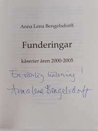 Funderingar : kåserier åren 2000-2005 (signeerattu)