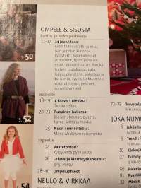 Suuri Käsityö 2012 nr 11-12, taiteilijatakki, 2 kaava-arkkia