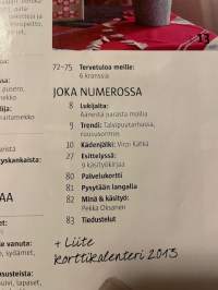Suuri Käsityö 2012 nr 11-12, taiteilijatakki, 2 kaava-arkkia