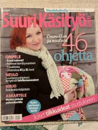 Suuri Käsityö 2009 nr 2, romanttiset neuleet, karvaturrin takki, 2 kaava-arkkia