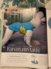 Suuri Käsityö 2009 nr 2, romanttiset neuleet, karvaturrin takki, 2 kaava-arkkia
