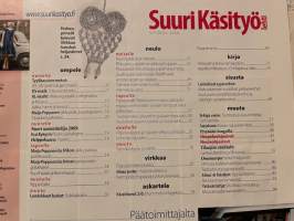 Suuri Käsityö 2009 nr 9, 20-, 50- ja 60-lukujen mekot, Maija Poppasen jakkupuku ja paitapusero, 2 kaava-arkkia