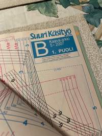 Suuri Käsityö 2007 nr 5, korsetteja ja kurveja, 2 kaava-arkkia