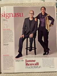 Suuri Käsityö 2007 nr 11-12, Janne Renvallin paita ja housut, 2 kaava-arkkia