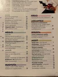 Suuri Käsityö 2007 nr 11-12, Janne Renvallin paita ja housut, 2 kaava-arkkia