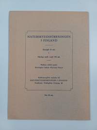 Finlands natur : naturskyddsföreningens i Finland årsbok 1945-1946