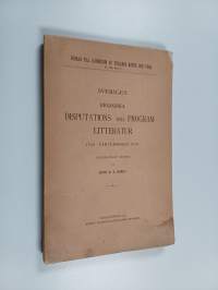 Sveriges biologiska disputations- och programlitteratur 1700-vårterminen 1910 : systematiskt ordnad