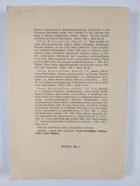 Turun historiallinen arkisto VII