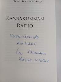 Kansakunnan radio (signeerattu, tekijän omiste)