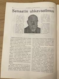 Suomen vapaussota 1933 nr 1 - Senaatin uhkavaatimus, Kummitustykistö, Leijonalippu suurlakon päivinä, ym.