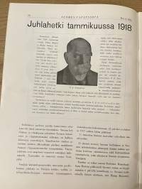 Suomen vapaussota 1932 nr 4 - Juhlahetki tammikuussa 1918, Kenraalikuvernööri joka ei koskaan saanut astua virkaansa, ym.