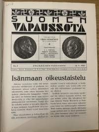 Suomen vapaussota 1932 nr 3 - Isänmaan oikeustaistelu, Suurlakon sanansaattajat, Aseistautumissuunnitelma, ym.