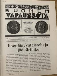 Suomen vapaussota 1932 nr 2 - Vaupaussota-ainehisto, Pfadfinderajan muistoja, Schmardenin taistelu, ym.