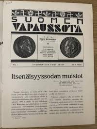 Suomen vapaussota 1932 nr 1 - Itsenäisyyssodan muistot, Tarina Tarmon retkestä, Sotasuunnitelma, ym.