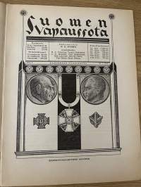 Suomen vapaussota 1939 nr 1 - Vapaussodan valmistelutoiminnasta vuonna 1917, Ylipäällikkö yhdys-upseerina Vaasassa, ym.