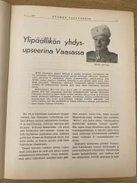 Suomen vapaussota 1939 nr 1 - Vapaussodan valmistelutoiminnasta vuonna 1917, Ylipäällikkö yhdys-upseerina Vaasassa, ym.