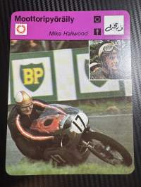 Moottoripyöräily keräilykortti Mike Hailwood