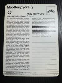 Moottoripyöräily keräilykortti Mike Hailwood