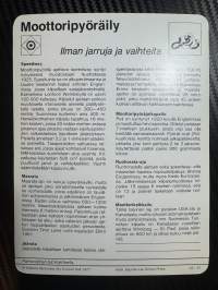 Moottoripyöräily keräilykortti Ilman jarruja ja vaihteita