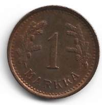 1 markka  1950 Cu
