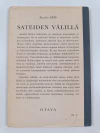 Sateiden välillä : runoja (lukematon)